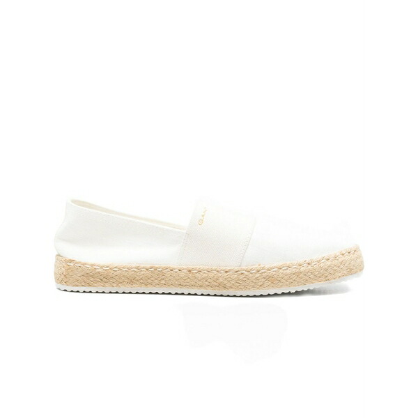 ガント レディース サンダル シューズ Raffiaville flat espadrilles White｜asty