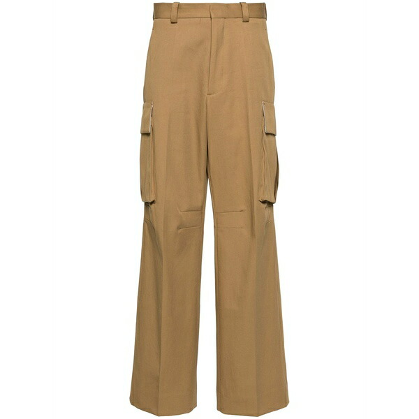 ヴィクトリア ベッカム レディース カジュアルパンツ ボトムス Twill straight cargo pants Brown|asty