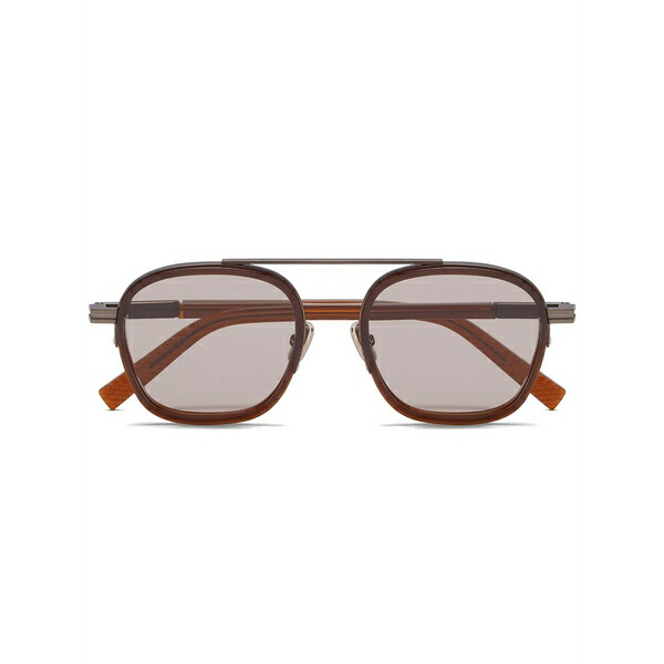 ゼニア メンズ サングラス・アイウェア アクセサリー Orizzonte i sunglasses Brown｜asty