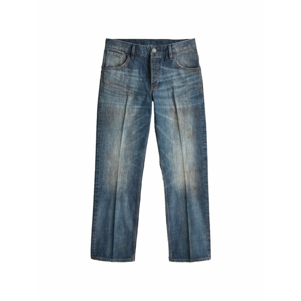 ジースター メンズ カジュアルパンツ ボトムス Faded trousers Blue｜asty