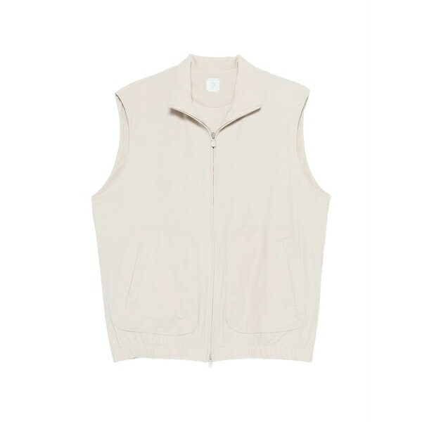 イレブンティ メンズ 上衣＆上衣 アウター Zipped gilet Neutrals