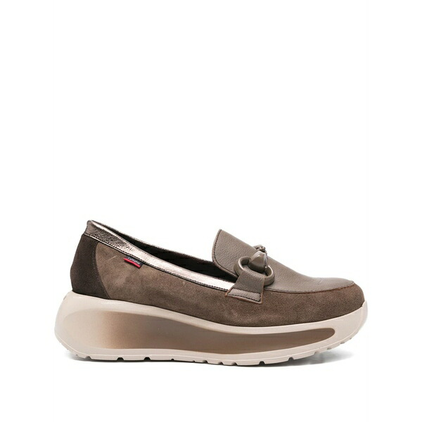カラガン レディース スリッポン・ローファー シューズ Suede loafers Brown|asty
