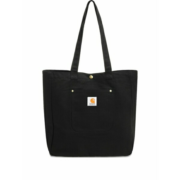 鉄道車両ハート形 メンズ トートバッグ 御徒面子 Bay canvas tote bag Black