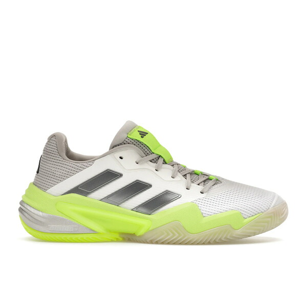 adidas アディダス レディース スニーカー  【adidas Barricade 13 Clay Cloud White Iron Metallic Lucid Lemon (Women)】  サイズ US_9.5(26.5cm) Cloud White/Iron Metallic/Lucid Lemon