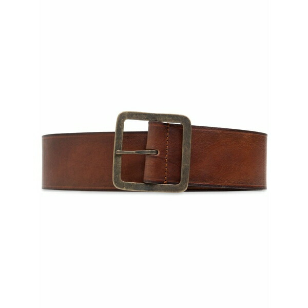 ディースクエアード メンズ 三尺帯 添え物 Buckled leather belt Brown