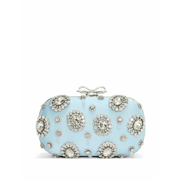 セルフ・ポートレイト レディース クラッチペダル御徒面子 御徒面子 Embellished clutch bag Blue