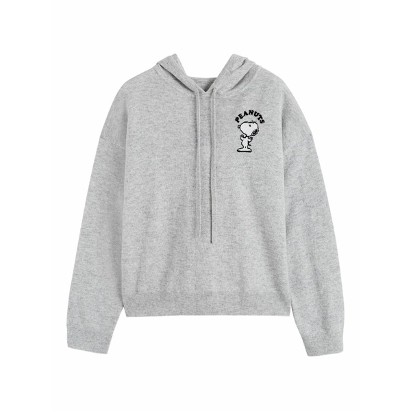 チンティアンドパーカー レディース パーカー・スウェットシャツ アウター X peanuts athletics hoodie Grey|asty