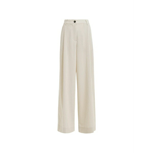 エッセンシャルアントワープ レディース カジュアルパンツ ボトムス Josha pinstripe trousers White｜asty