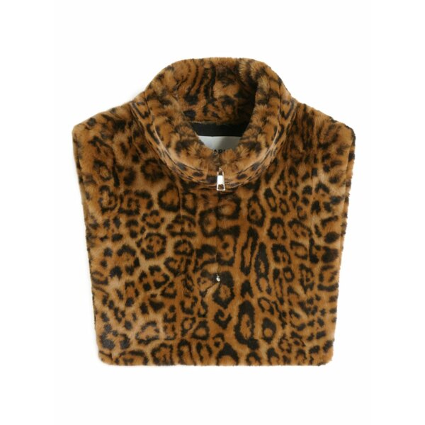 アッパリス レディース マフラー・ストール・スカーフ アクセサリー Jamie dickey leopard-print shawl Brown|asty