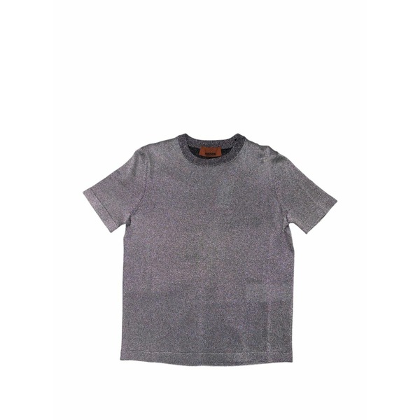 ミッソーニ レディース Tシャツ トップス Short-sleeved t-shirt Grey|asty
