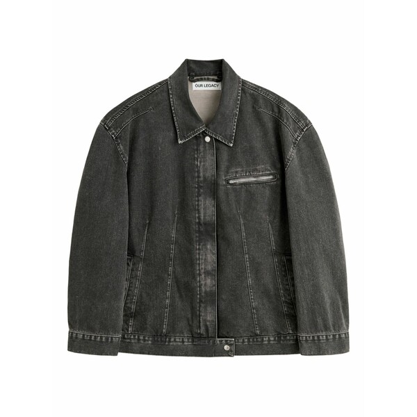 アワーレガシー レディース 上衣＆上衣 アウター Draft panelled denim jacket Black