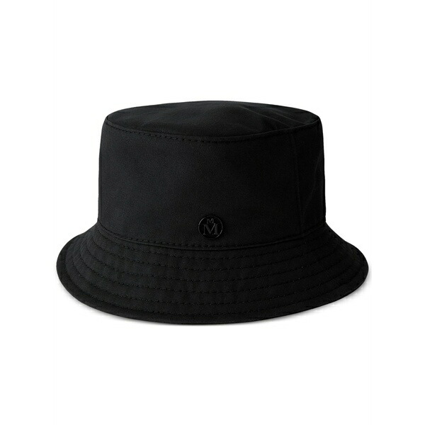 メゾンミッシェル  メンズ 鳥打ち帽 付属物 Jason cotton bucket hat Black