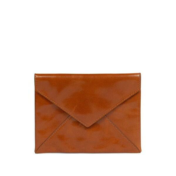 ドリス・ヴァン・ノッテン メンズ 商行為系 御徒面子 Leather clutch bag Brown