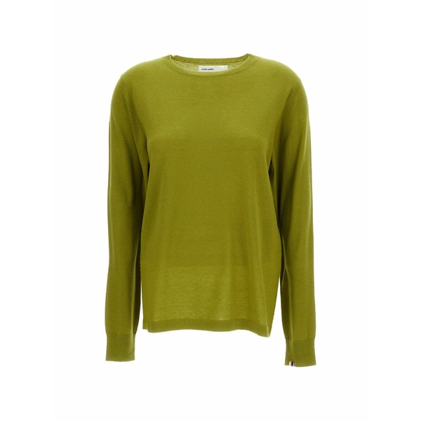 エクストリームカシミア メンズ 編み物\u0026プルオーバー アウター Selfie crew-neck sweater Green