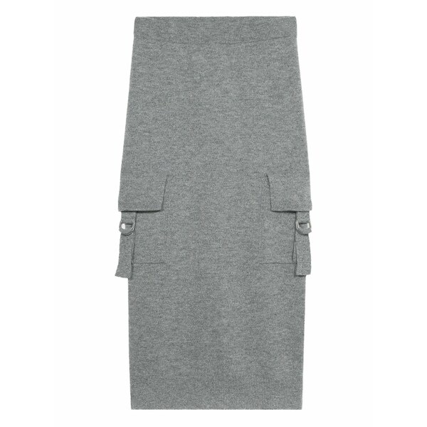 ブルマリン レディース スコート ボトムス Cargo-pockets wool MIDI skirt Grey