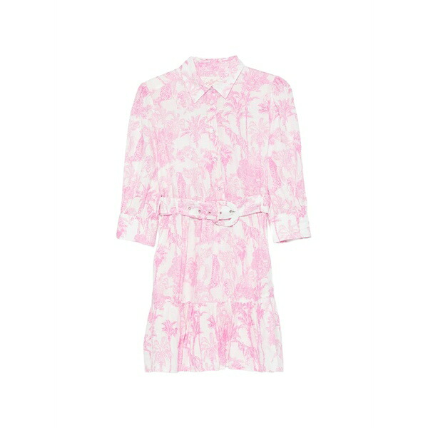 エムシーツーセイントバース レディース ワンピース トップス Belted mini dress White｜asty