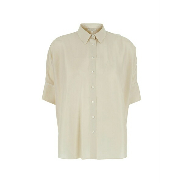アントネリ レディース プルオーバー トップス Bassano short-sleeve shirt Neutrals