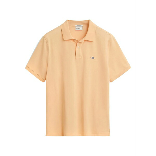 ガント メンズ スポーツシャツ トップス Collared polo shirt Orange