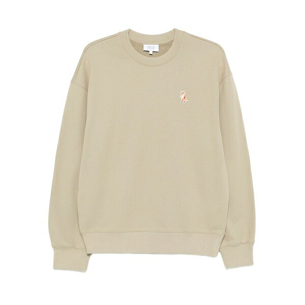 住み家 稲荷 メンズ パーカー・スウェットシャツ アウター Logo-embroidered cotton sweatshirt Neutrals
