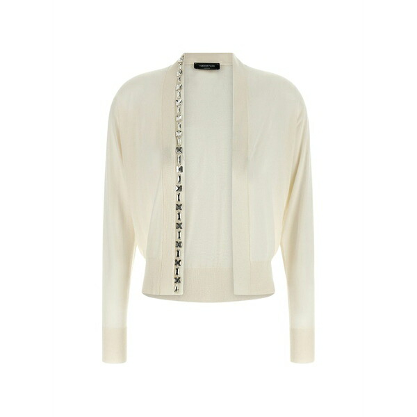 ファビアナ フィリッピ レディース ジレー アウター Dressing-gown cardigan Neutrals