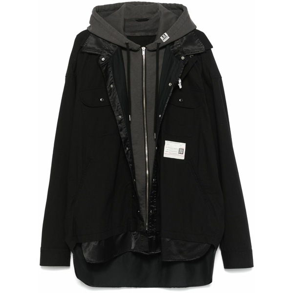 ミハラヤスヒロ メンズ 上衣＆上衣 アウター Layered jacket Black