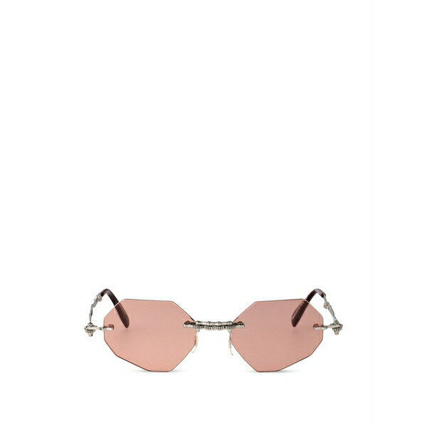 クボラウム メンズ サングラス・アイウェア 佩び物 Maske h44 geometric-frame sunglasses Pink