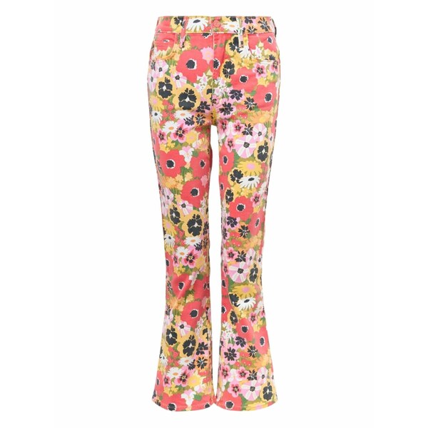 お母さん レディース ジーンズズボン下 ボトムス Flared jeans Pink
