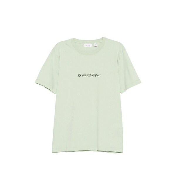 象牙色 メンズ プルオーバー トップス Logo-print arrows t-shirt Green