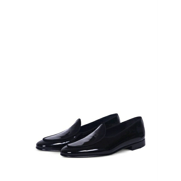 エデン ミラノ メンズ スリッポン・ローファー シューズ Kensington patent leather loafers Black
