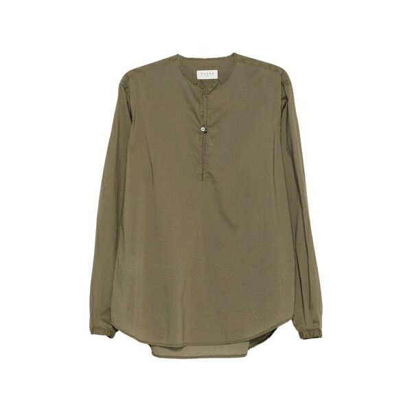 パウラ メンズ プルオーバー トップス Euclide shirt Green