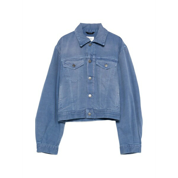 ご機嫌冷やりとした レディース 上衣＆上衣 アウター Button denim jacket Blue