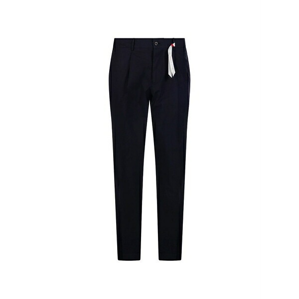 サンタニエロ メンズ 心地好いズボン下 ボトムス Pleated trousers Blue