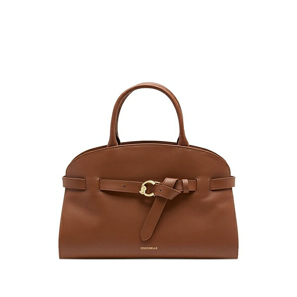 コチネレ レディース トートバッグ 御徒面子 Medium sabine leather tote bag Brown