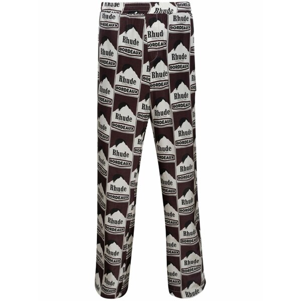 ルード メンズ 心地よいズボン下 ボトムス Moonlight trousers  Red
