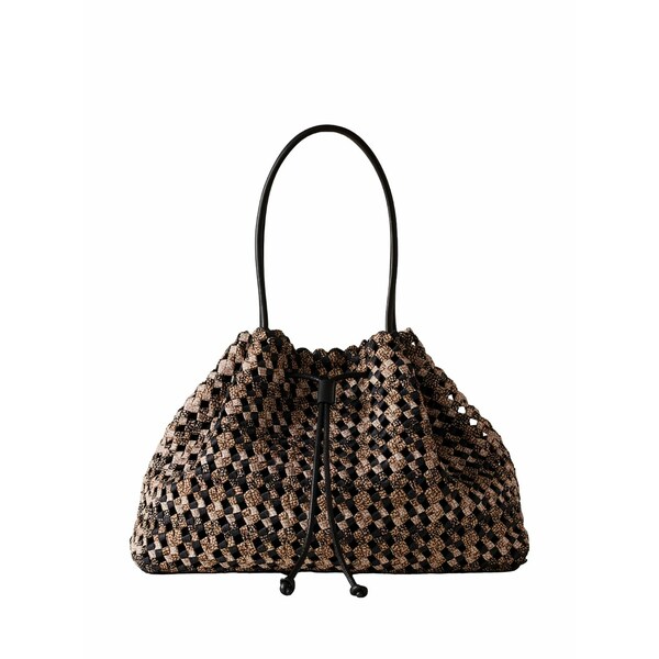 ボルボネーゼ レディース トートバッグ 御徒面子 Woven tote bag Neutrals