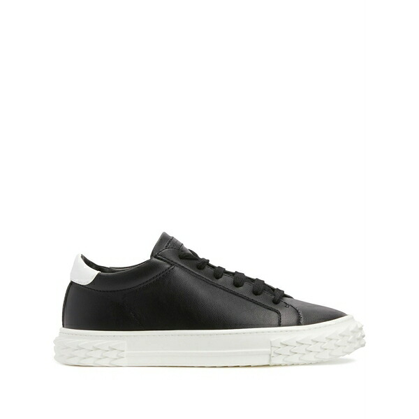 ジュゼッペザノッティ レディース スニーカー シューズ Two-tone lace-up sneakers Black