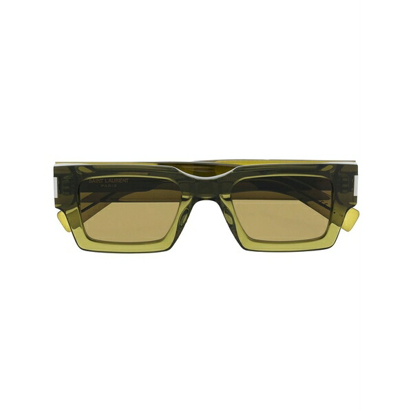 サンローラン アイウェア レディース 黒眼鏡＆アイウェア 付属物 Wayfarer-frame sunglasses Green