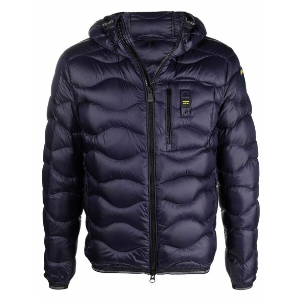 ブラウアー メンズ 上衣＆上衣 アウター Maurice quilted down jacket Blue