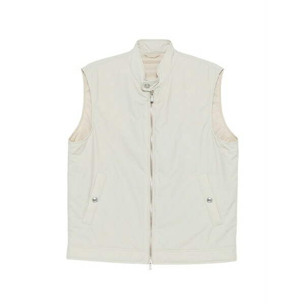 イレブンティ メンズ 上衣＆上衣 アウター Zip-up gilet Neutrals