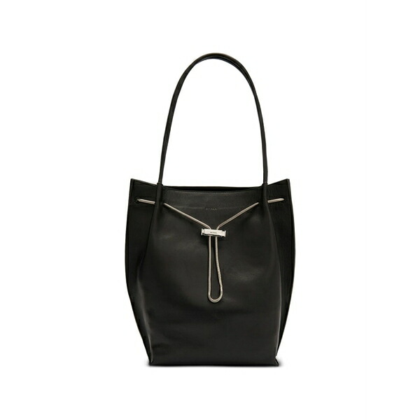 バイ毛革 レディース ショルダーバッグ 御徒面子 Kayla leather shoulder bag Black