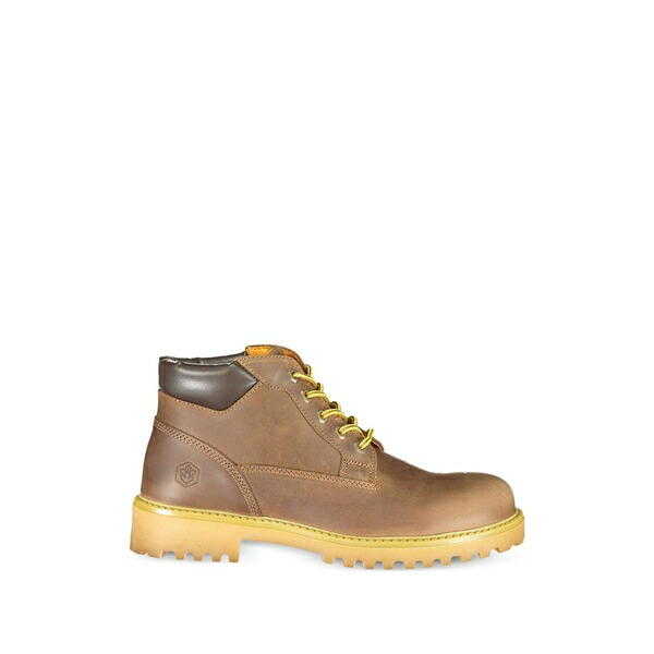 ランバージャック メンズ ブーツ シューズ Logo-detail lace-up boots Brown