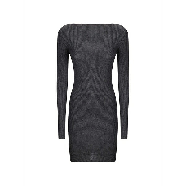 リックオウエンス レディース 衣裳 トップス Al open-back mini dress Grey