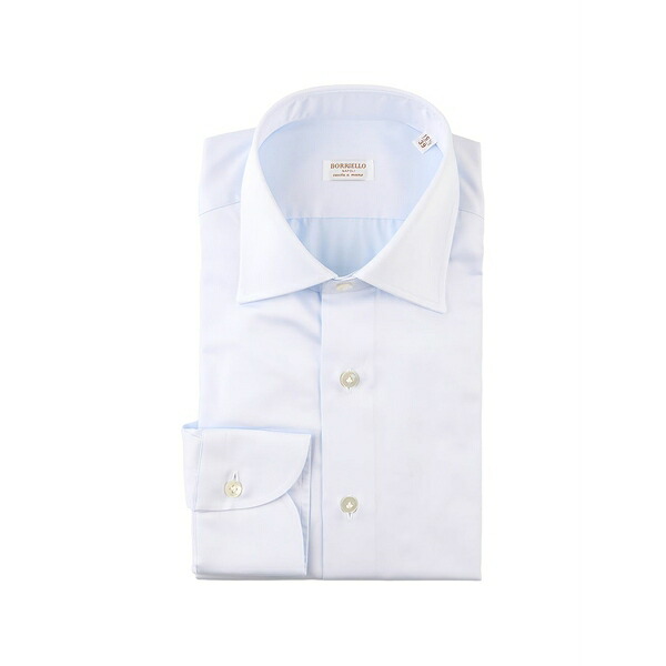 ボリエッロ メンズ ティーシャツ トップス Spread-collar button-up shirt Blue