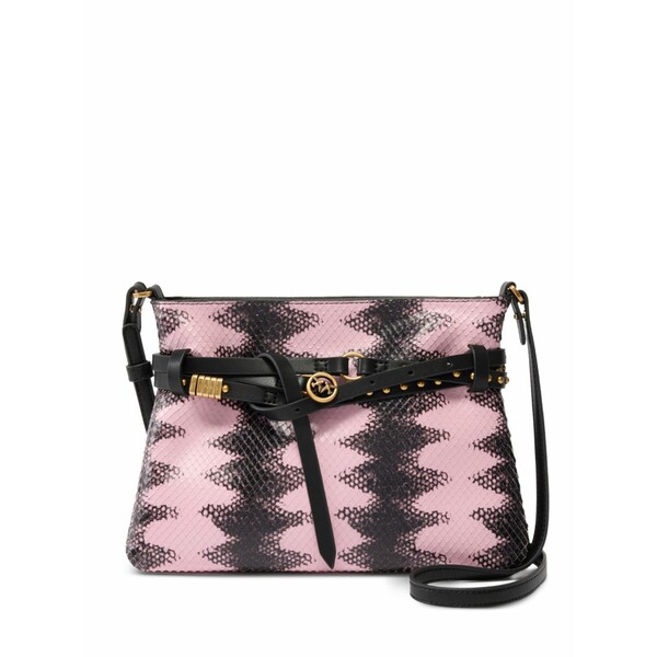 ピンコ レディース ショルダーバッグ 御徒面子 Stud-embellishment shoulder bag Pink