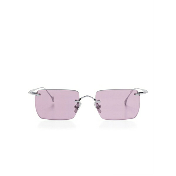 目玉ぺタイザー メンズ サングラス・アイウェア 付属物 Etherege sunglasses Silver
