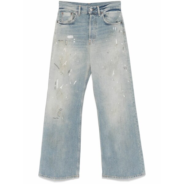 アクネ ストゥディオズ レディース ジーンズズボン下 ボトムス 2021f paint-splatter jeans Blue