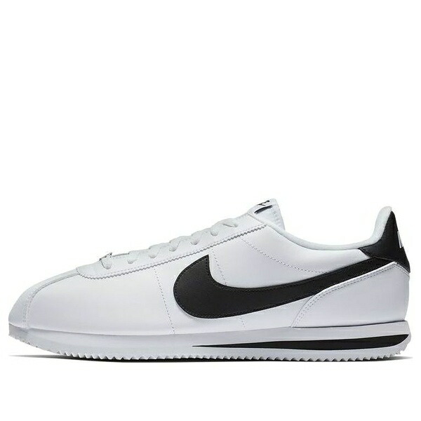 Nike ナイキ メンズ スニーカー 【Nike Cortez Basic Leather 'White Black' 819719-100】 サイズ US_11.5(29.5cm)｜asty