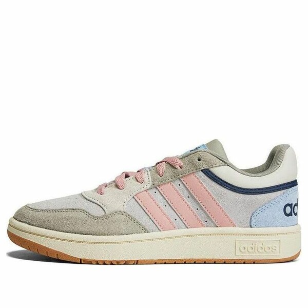 adidas アディダス レディース スニーカー 【(WMNS) adidas Hoops 3.0 Basketball Shoes \u0027Cream White Pink\u0027 HP6901】  大きさ US_8(25.0糎)