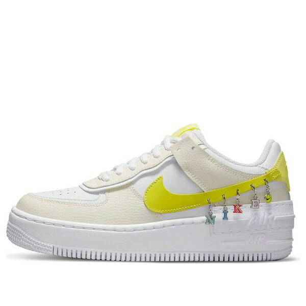 Nike ナイキ レディース スニーカー 【(WMNS) Nike Air Force 1 Shadow SE 'Pale Ivory Light Zitron' DJ5197-100】 サイズ US_5.5(22.5cm)|asty