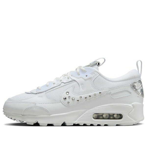 Nike ナイキ レディース スニーカー 【(WMNS) Nike Air Max 90 \u0027White Metallic Silver\u0027 FQ8888-100】  大きさ US_W_10